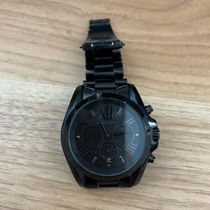 Black Michael Kors Bradshaw Quartz Black unisex watch